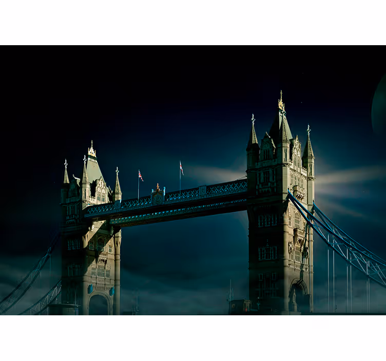 Fotomural de Londres con niebla - TenVinilo