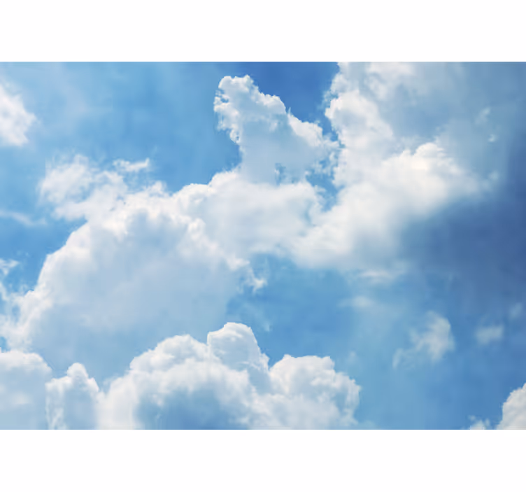 Fotomural baño Paisaje del cielo con nubes - TenVinilo