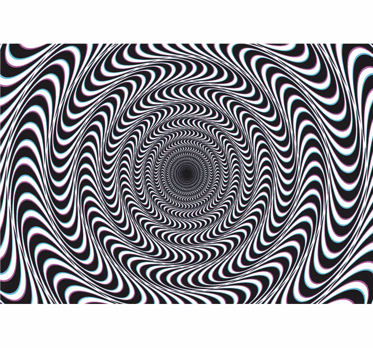 Papel efectos visuales Foto de pared hyptonique vison - TenVinilo
