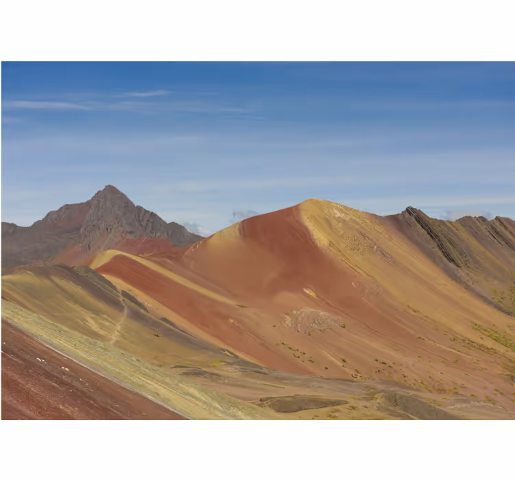Mural de montañas majestad de los picos andinos - TenVinilo
