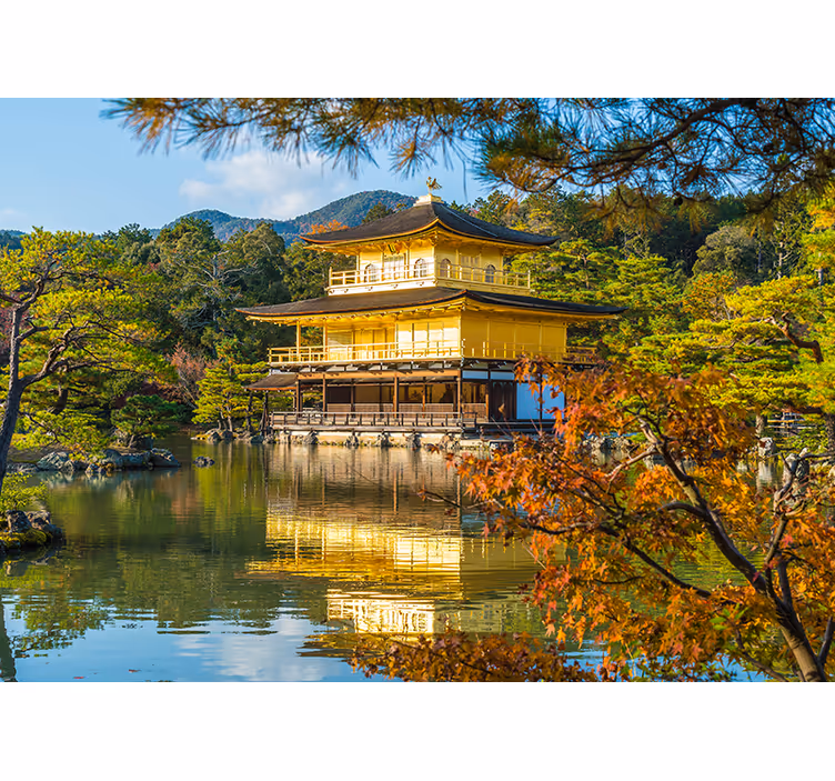 Fotomural naturaleza Templo japonés - TenVinilo