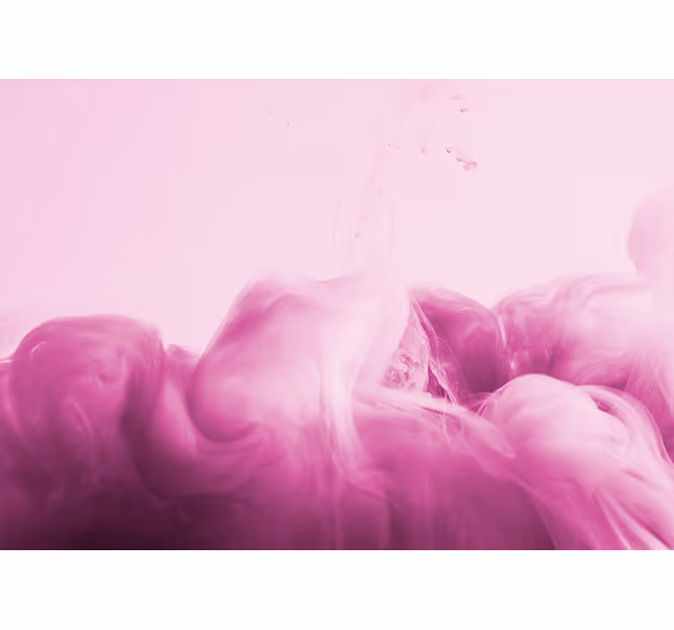 Fotomural habitación matrimonio Nube rosa densa abstracta - TenVinilo