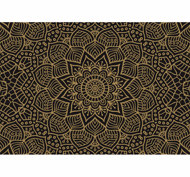 Fotomural mandala Patrón de estilo indio - TenVinilo