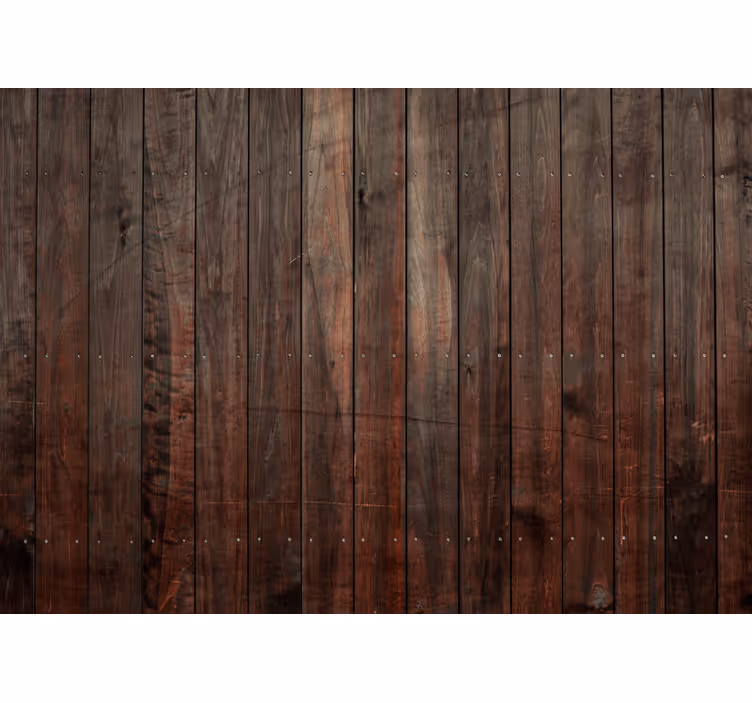 Fotomural madera Tablones verticales marrones con textura - TenVinilo