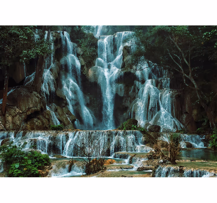 Fotomural de cascada estor de paisaje - TenVinilo