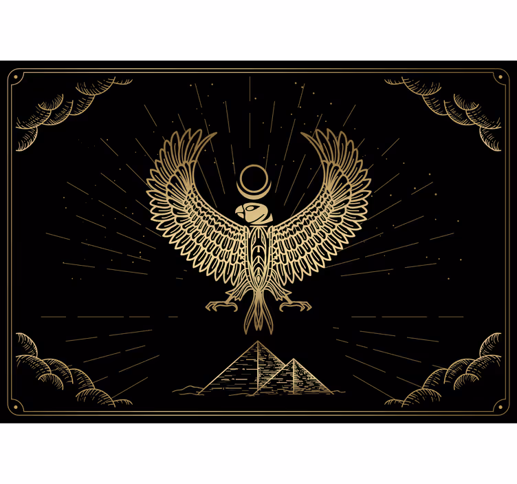 Fotomural moderno Dios egipcio del sol horus - TenVinilo