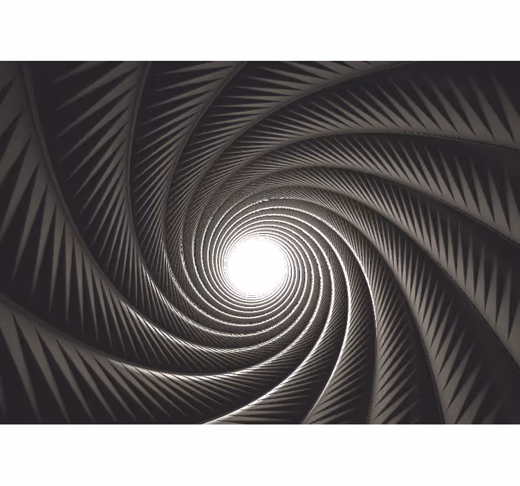Fotomural 3D Efecto espiral 3d moderno - TenVinilo