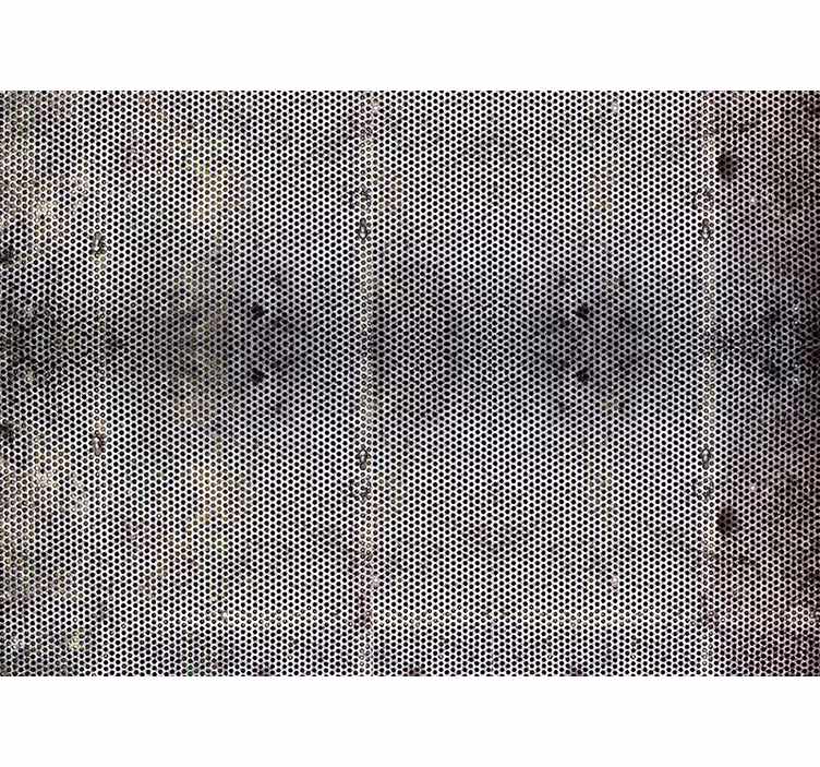 Mural de texturas metal perforado - TenVinilo
