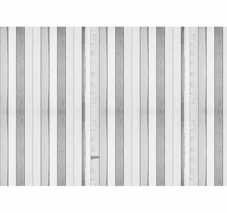 Fotomural madera viejos listones blancos - TenVinilo
