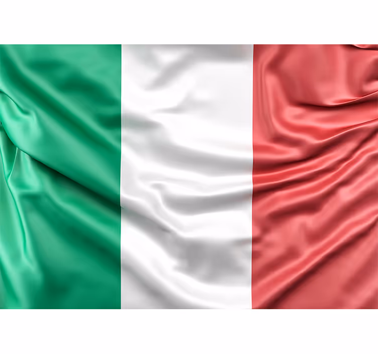 Mural de ciudades bandera italiana - TenVinilo