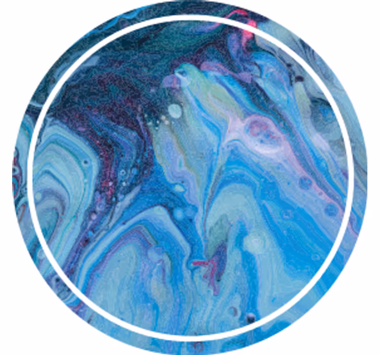 Portavasos patrón azul enredado - TenVinilo