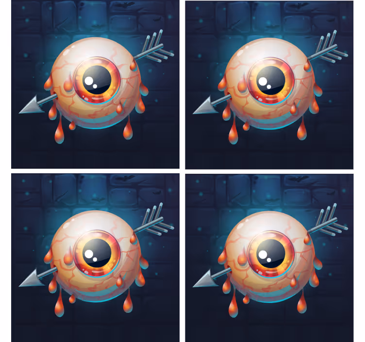 Portavasos halloween ojo goteante gráfico - TenVinilo