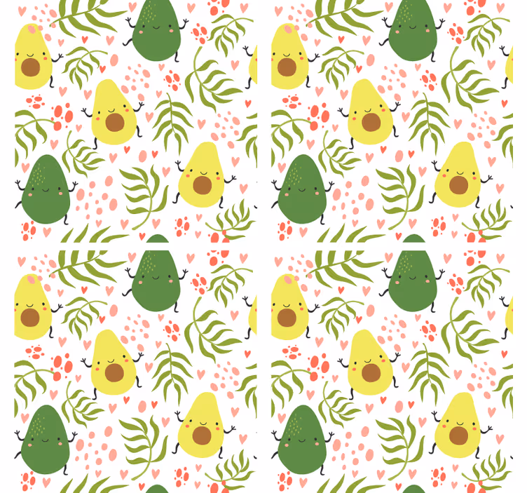 Posavasos frikis Aguacates felices - TenVinilo
