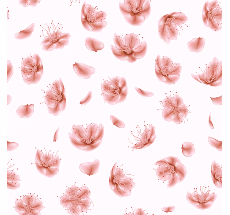 Portavasos moderno patrón de flores en blossom - TenVinilo