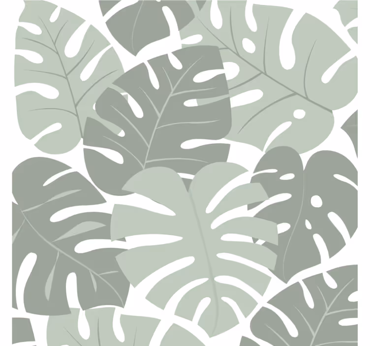 Portavasos patrones de monstera frondosa - TenVinilo
