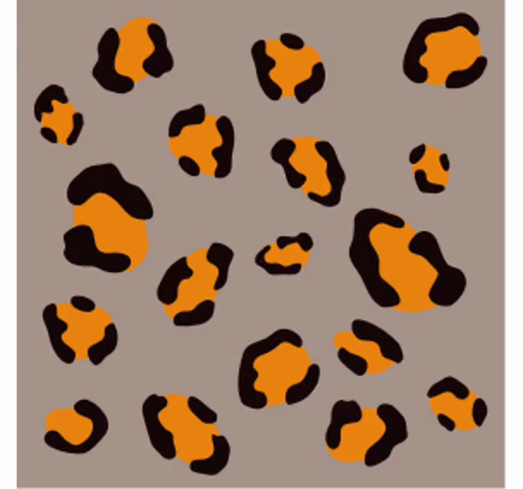 Portavasos cerveza estampado de leopardo - TenVinilo