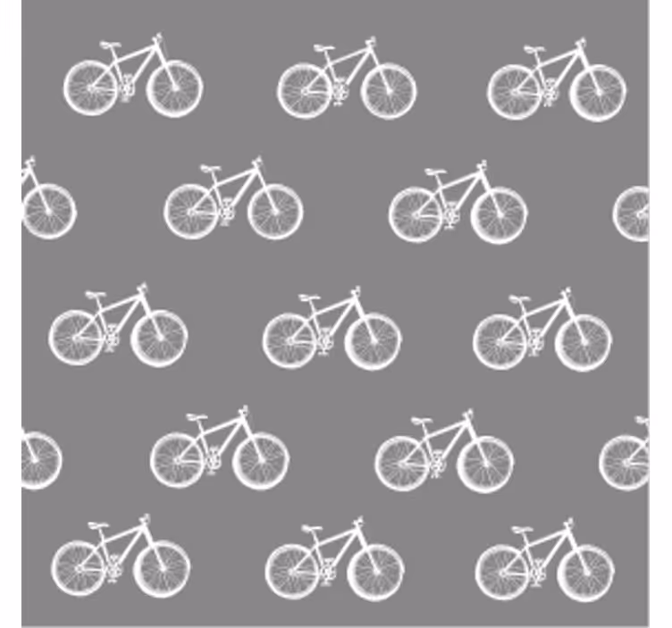 Portavasos moderno con diseño de bicicletas - TenVinilo