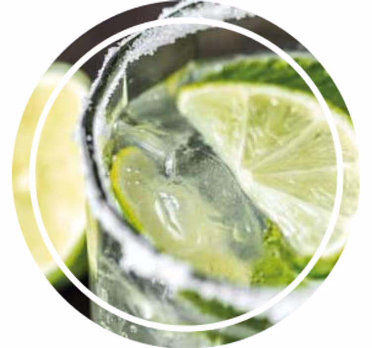 Portavasos personalizable refrescante sabor a lima - TenVinilo