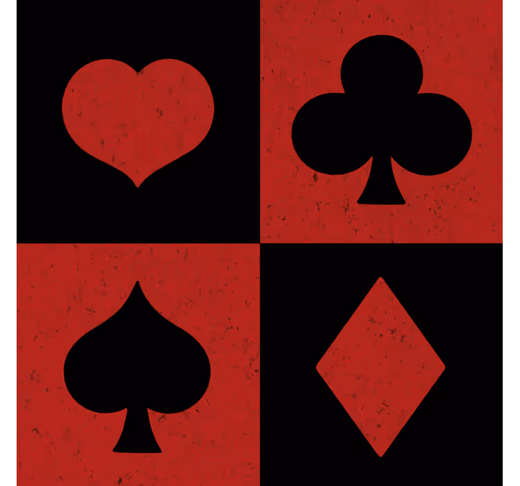 Posavasos frikis símbolos de cartas - TenVinilo