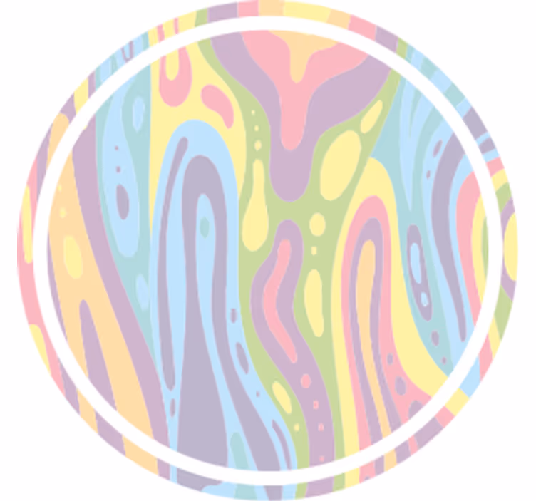 Portavasos patrón ondulado en pastel - TenVinilo