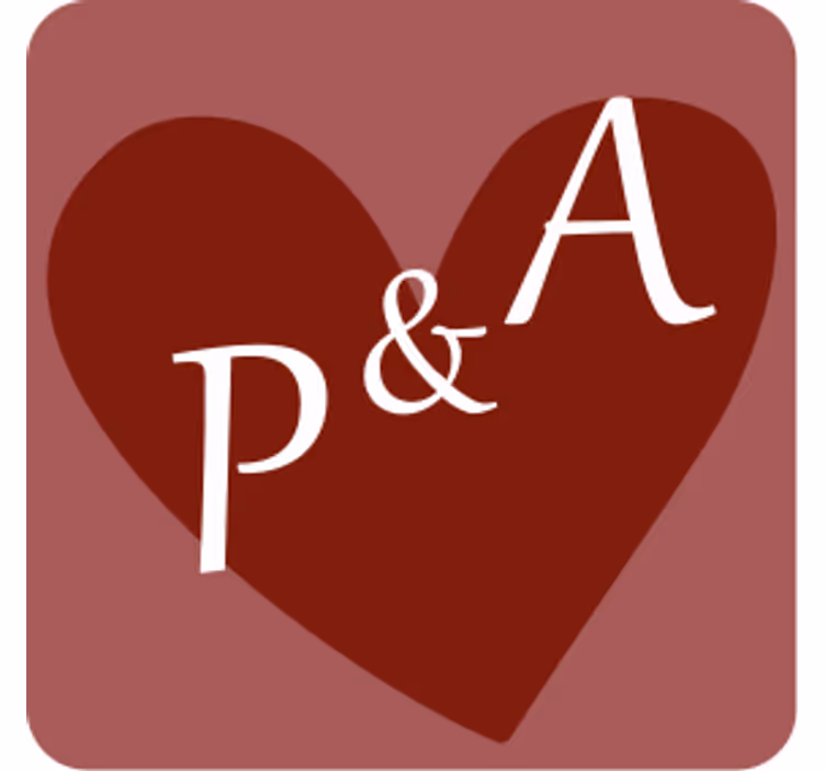 Portavasos boda diseño de corazón personalizado - TenVinilo