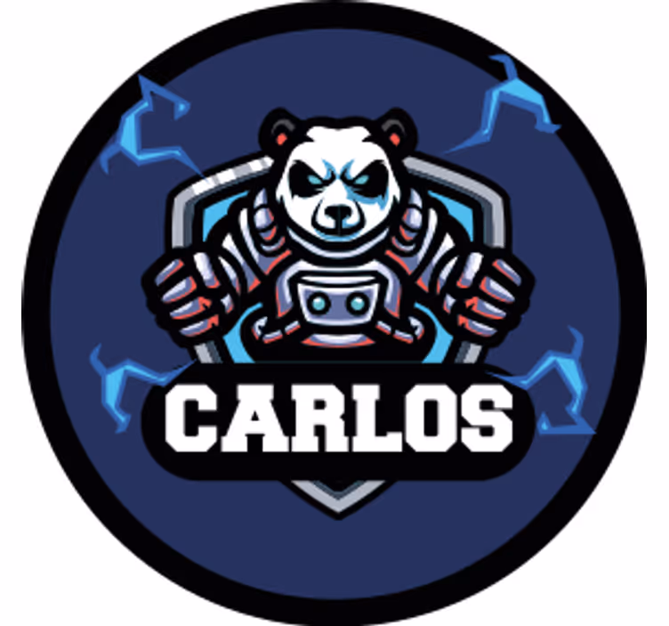 Posavasos personalizable Panda con nombre - TenVinilo