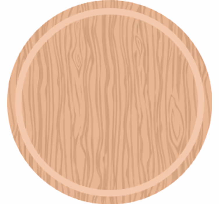Portavasos con superficie de madera - TenVinilo