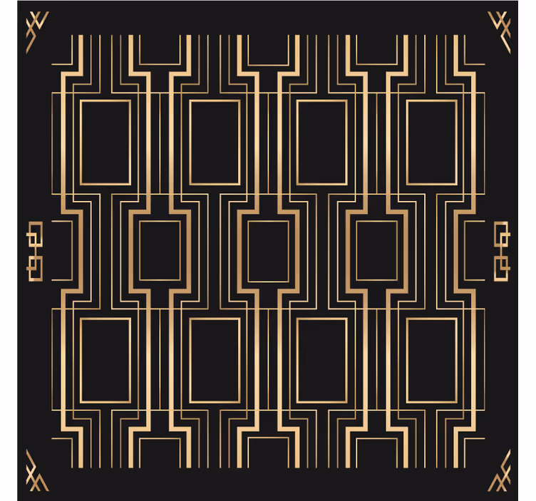 Portavasos inspiración de patrón geométrico - TenVinilo