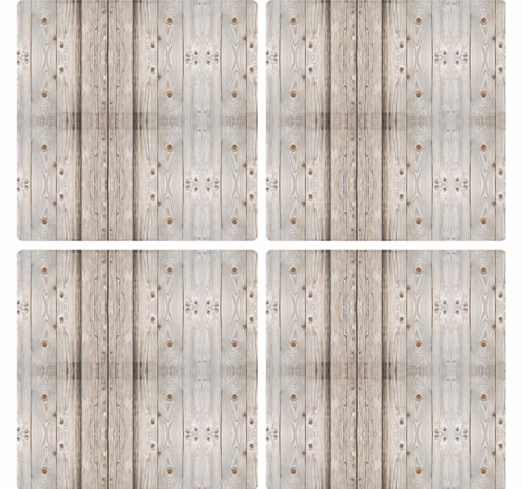 Portavasos textura de madera - TenVinilo