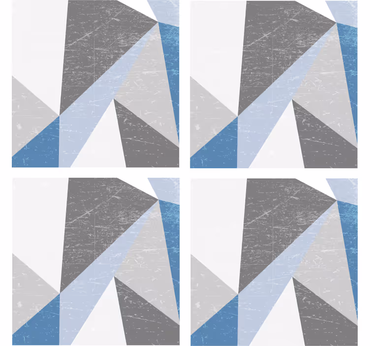 Portavasos formas angulares geométricas - TenVinilo