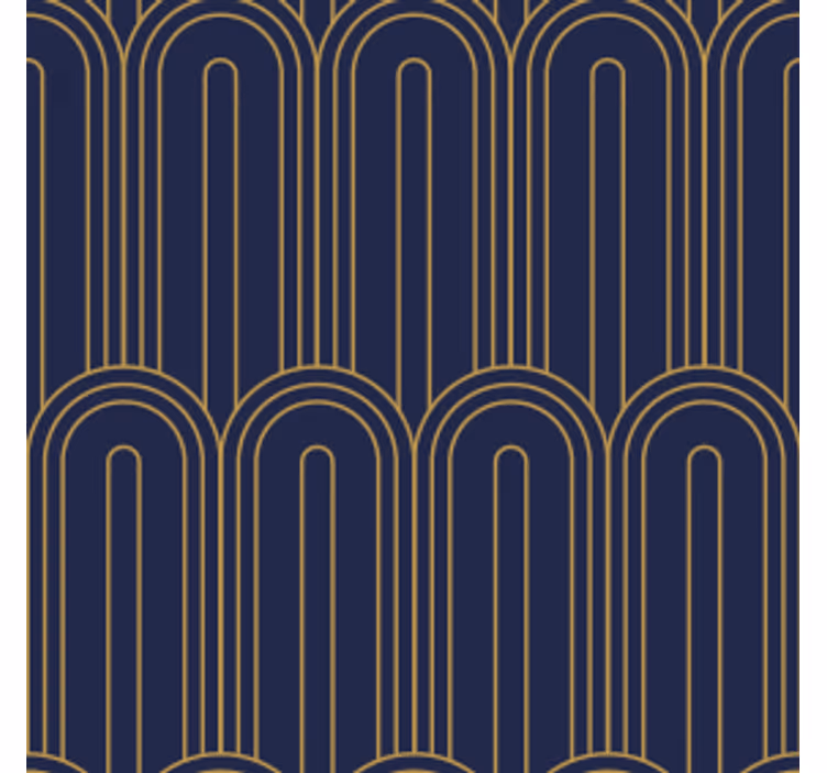 Portavasos diseño de líneas curvas - TenVinilo