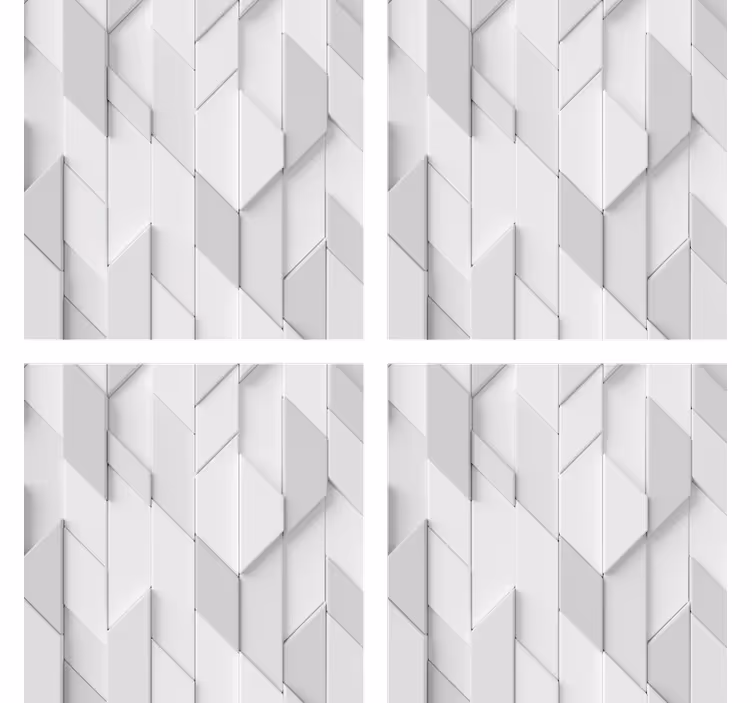 Portavasos diseño en relieve geométrico - TenVinilo