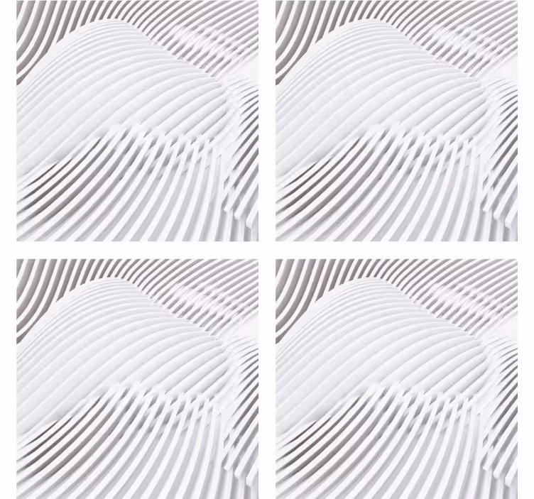 Portavasos superficie ondulada en capas - TenVinilo