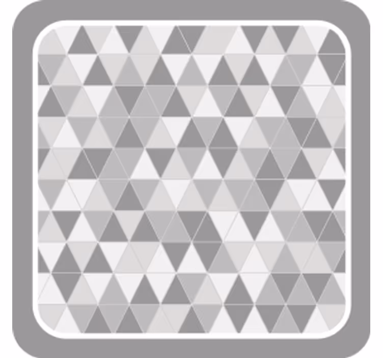 Portavasos patrón triangular geométrico - TenVinilo