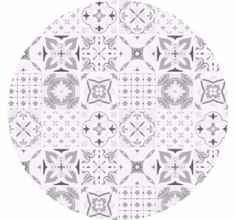 Portavasos arreglo floral geométrico - TenVinilo