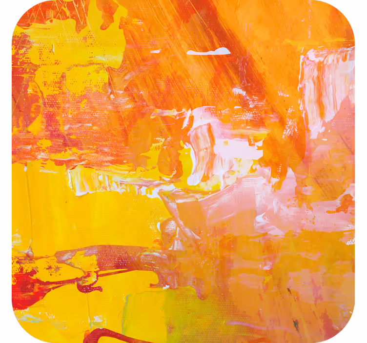 Portavasos cerveza salpicadura abstracta vibrante - TenVinilo