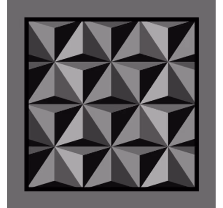 Portavasos patrón de formas geométricas - TenVinilo