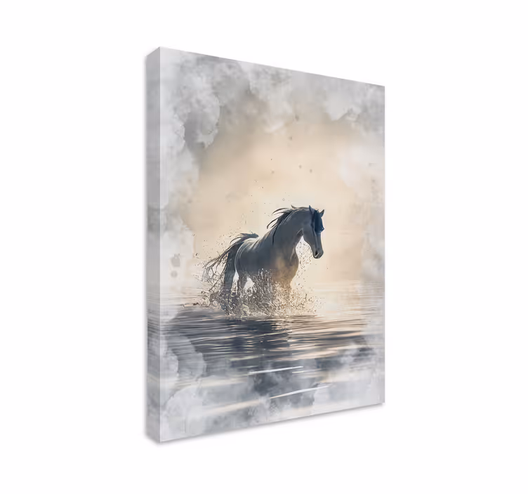 Cuadro caballos caballo salvaje - TenVinilo