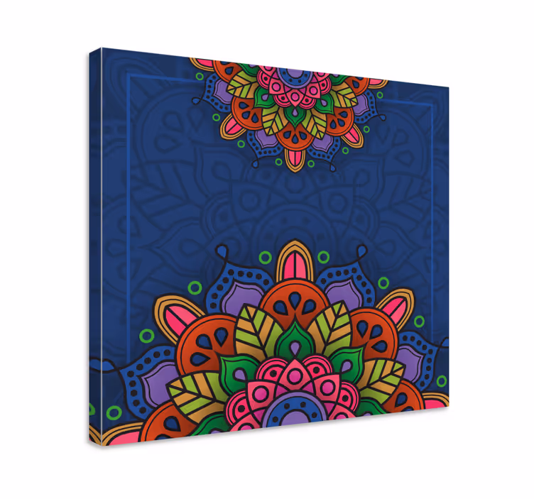 Cuadro de mandala patrón de mandala intrincado - TenVinilo