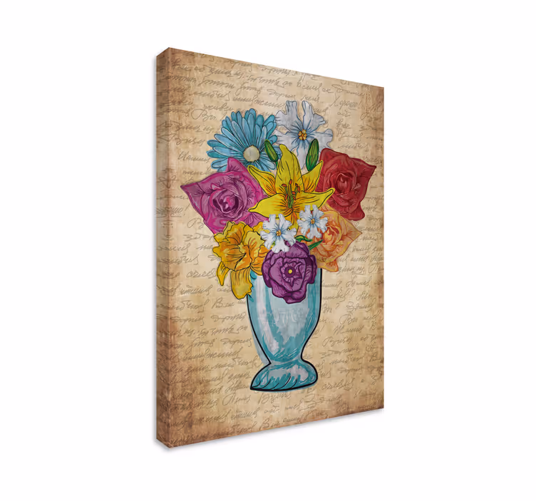 Cuadro elegante Elegantes jarron de flores - TenVinilo