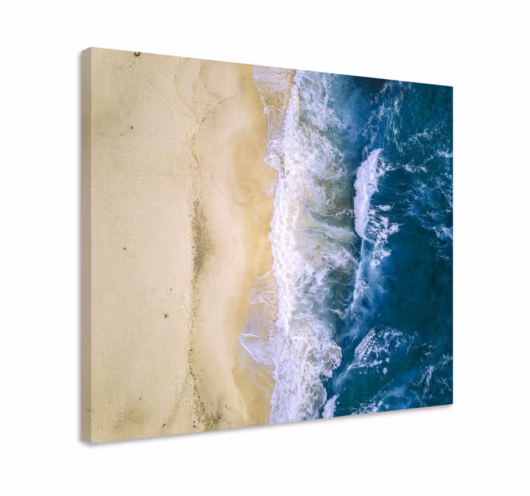 Cuadro de marineros olas de serenidad - TenVinilo