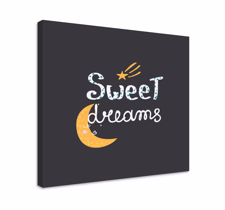Cuadro para dormitorios dulces sueños - TenVinilo