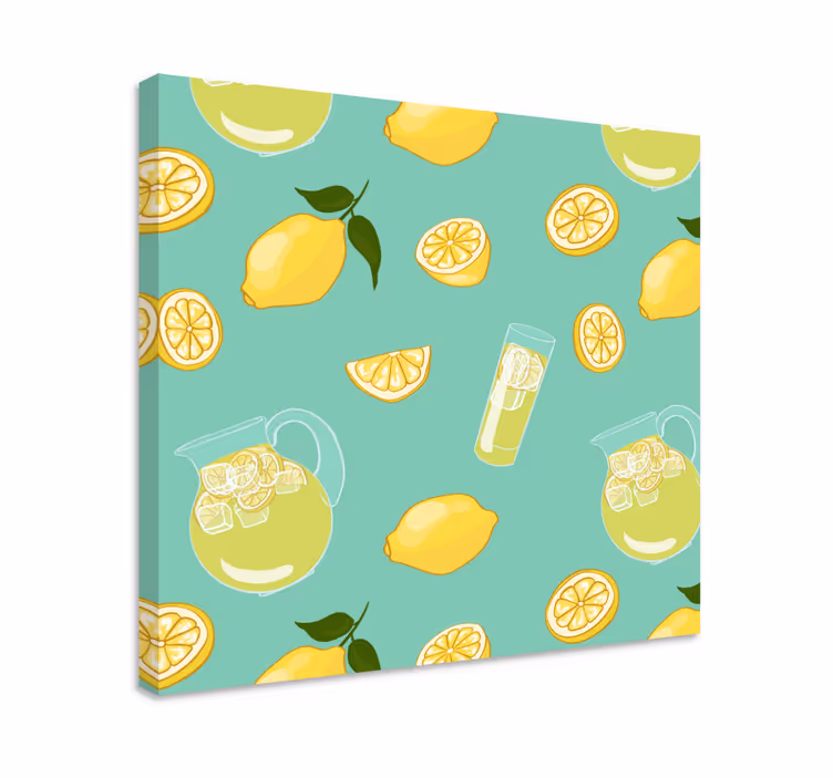 Cuadro bodegones imágenes de limonada refrescante - TenVinilo