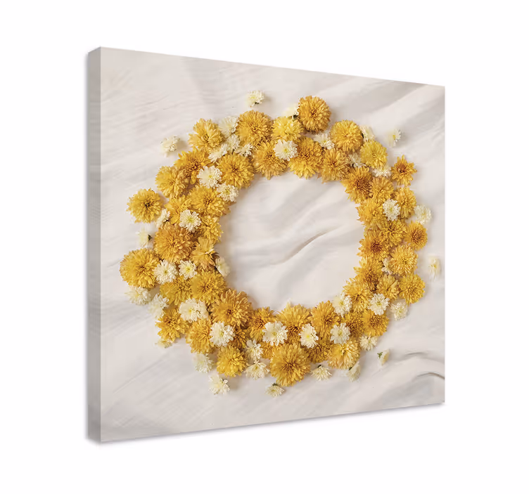 Cuadro de flores Flores silvestres amarillas - TenVinilo