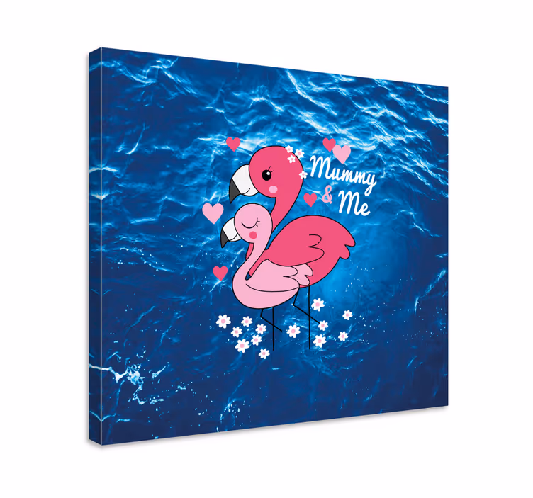 Cuadro animales pájaros enamorados - TenVinilo