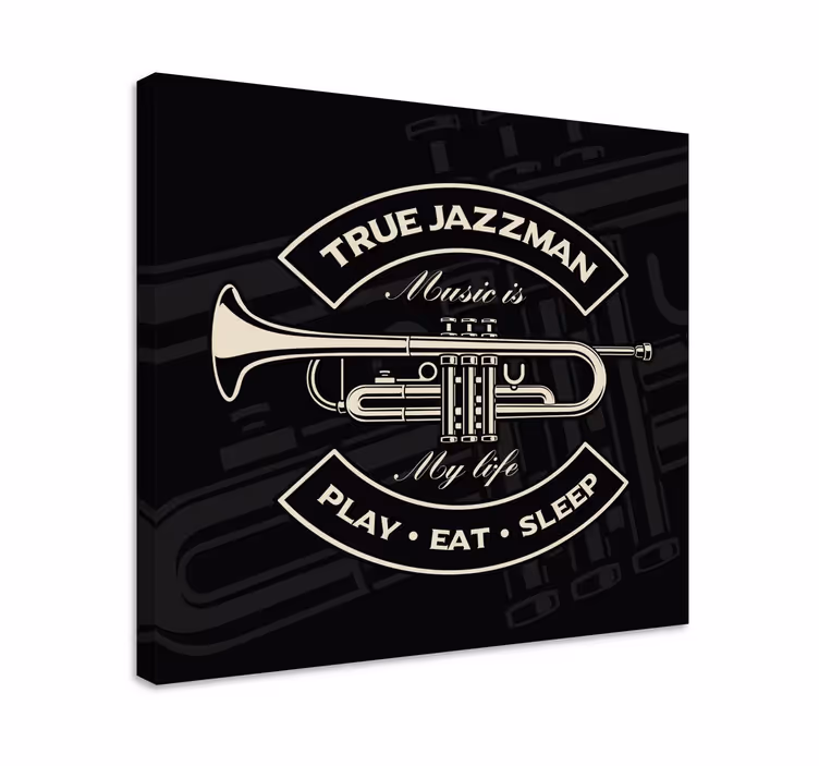 Cuadro musical Verdadero jazzman - TenVinilo