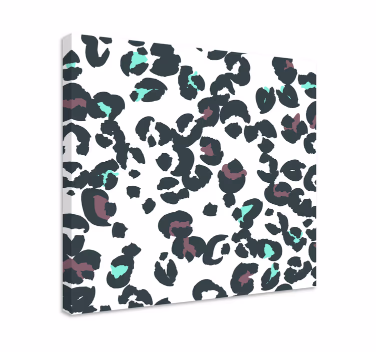 Cuadro animales patrón de piel de leopardo - TenVinilo