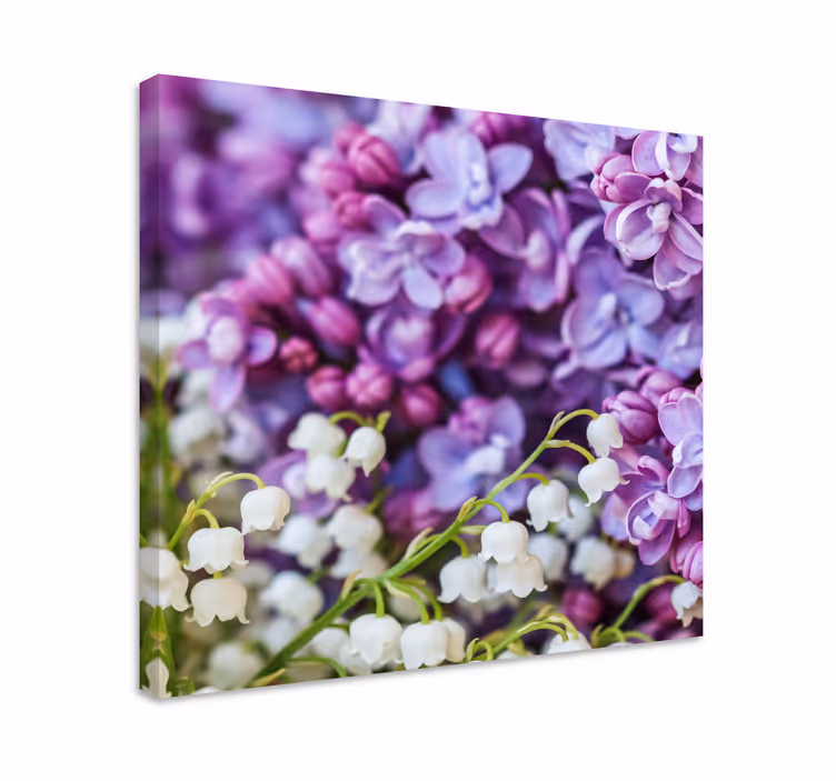 Cuadro 3d Flores de margarita de cuatro estaciones - TenVinilo