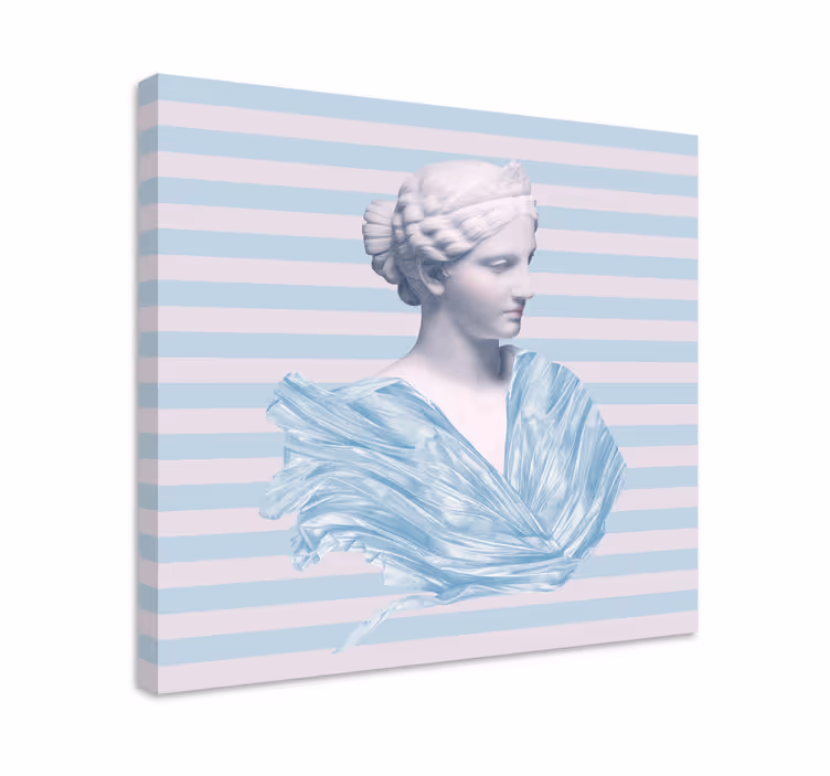Cuadro en arte Hermosa estatua de la diosa griega - TenVinilo