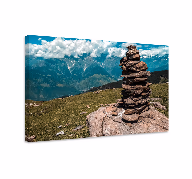 Cuadro paisajes formación de pilas de piedra - TenVinilo